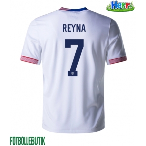 Förenta Staterna Giovanni Reyna #7 Hemmatröja Copa America 2024 Kortärmad